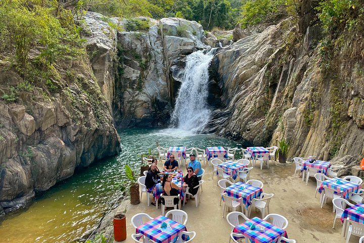 Quimixto Waterfall & Beach Boat